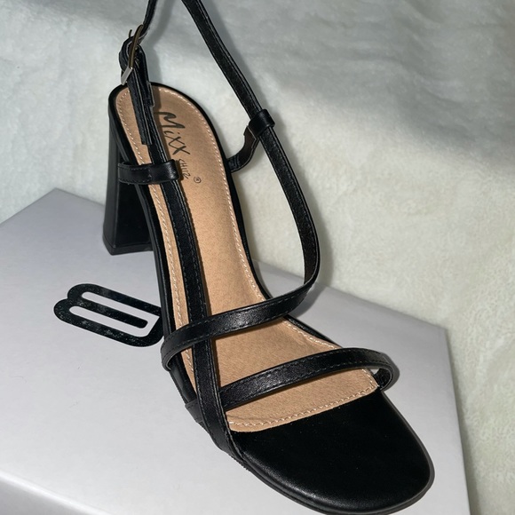 WOMENS SLINGBACK CHUNKY HEEL SANDALS GORGEOUS - Picture 2 of 4